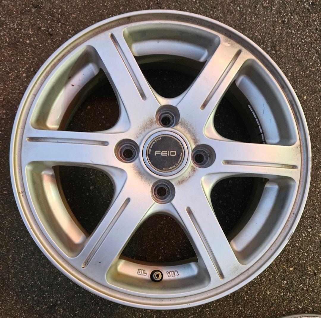 FEID 14インチ アルミホイール 14×5.5J+45 100/4H 4本