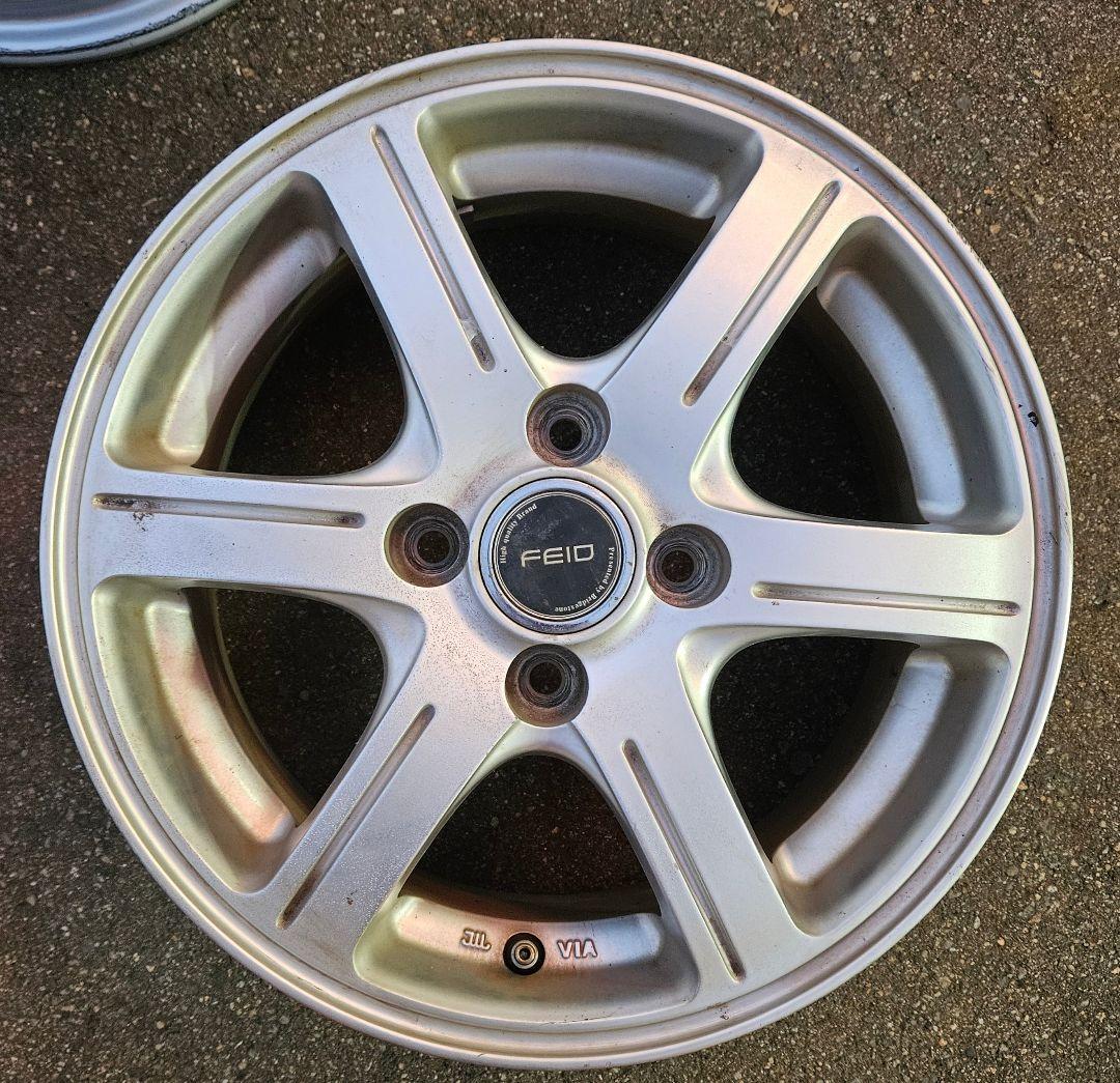 FEID 14インチ アルミホイール 14×5.5J+45 100/4H 4本