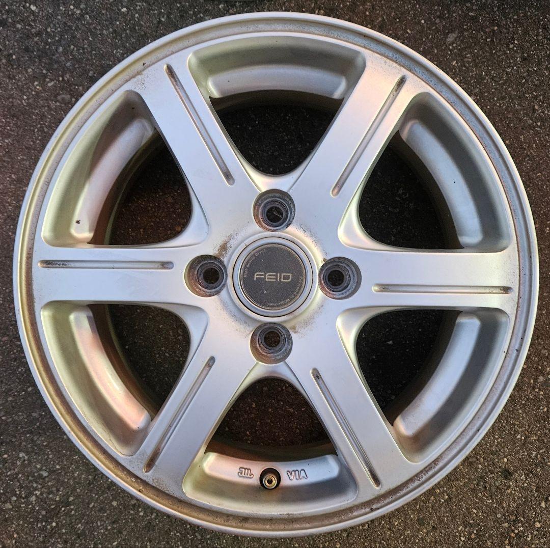 FEID 14インチ アルミホイール 14×5.5J+45 100/4H 4本