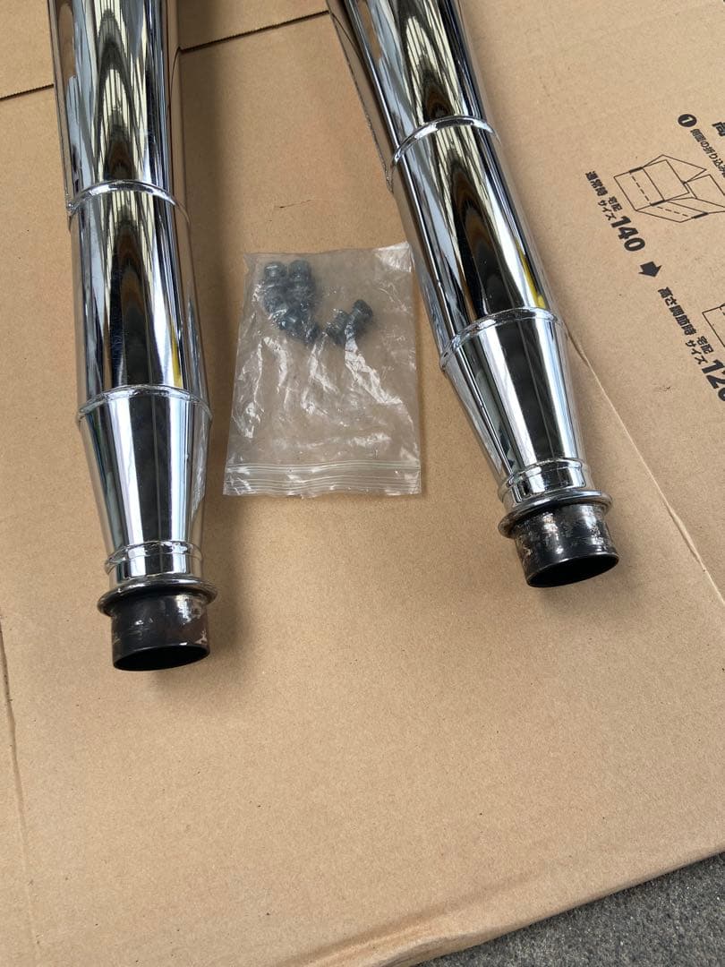 エボ用サンダーヘッダー スリップオンマフラー 中古