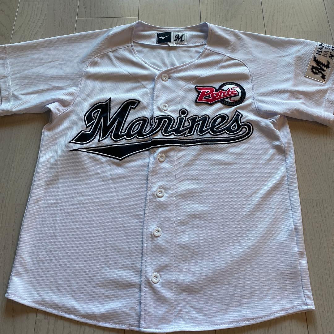 ポルテ　千葉ロッテマリーンズ　野球ユニフォームセット 150/160サイズ