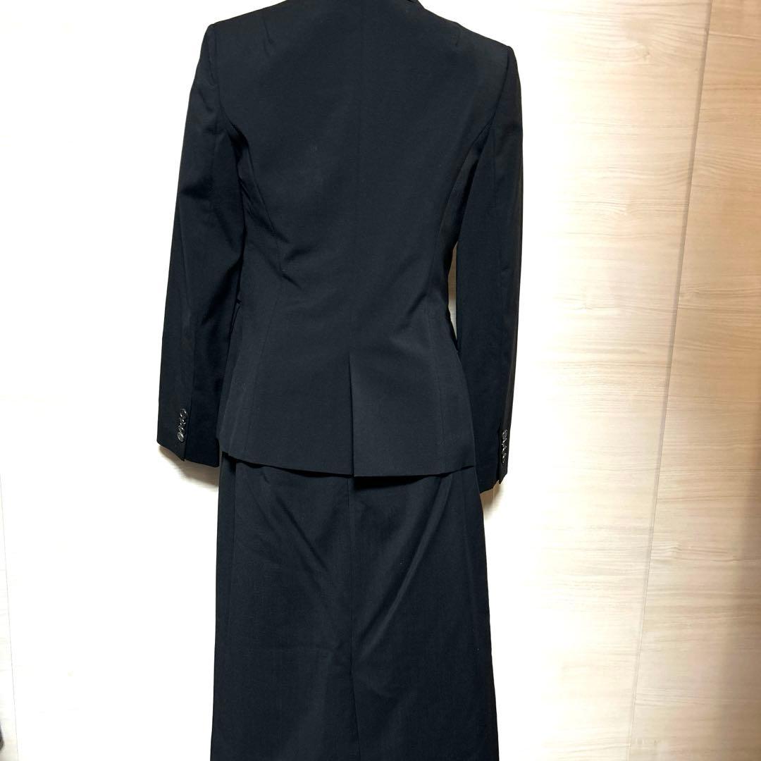 美品　Burberry バーバリーロンドン スカートスーツ　就職　黒　38