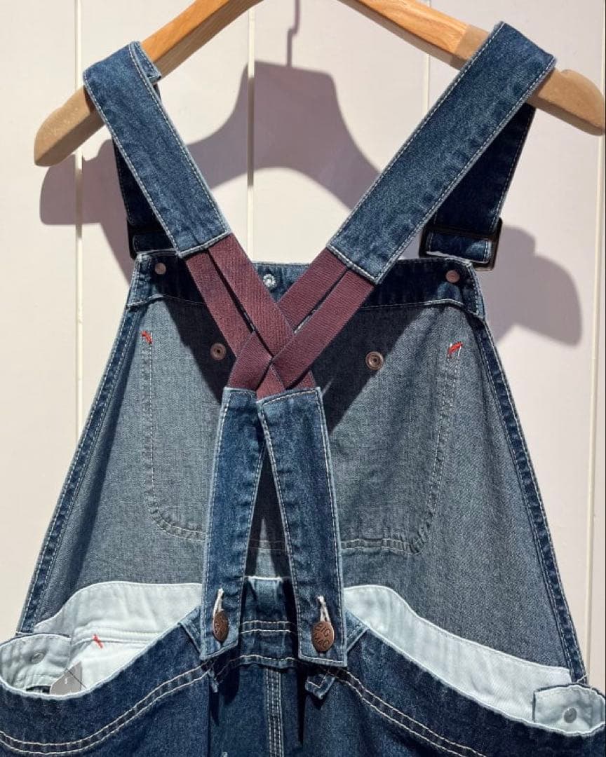 BEAMS BOY BIG MAC デニムオーバーオール