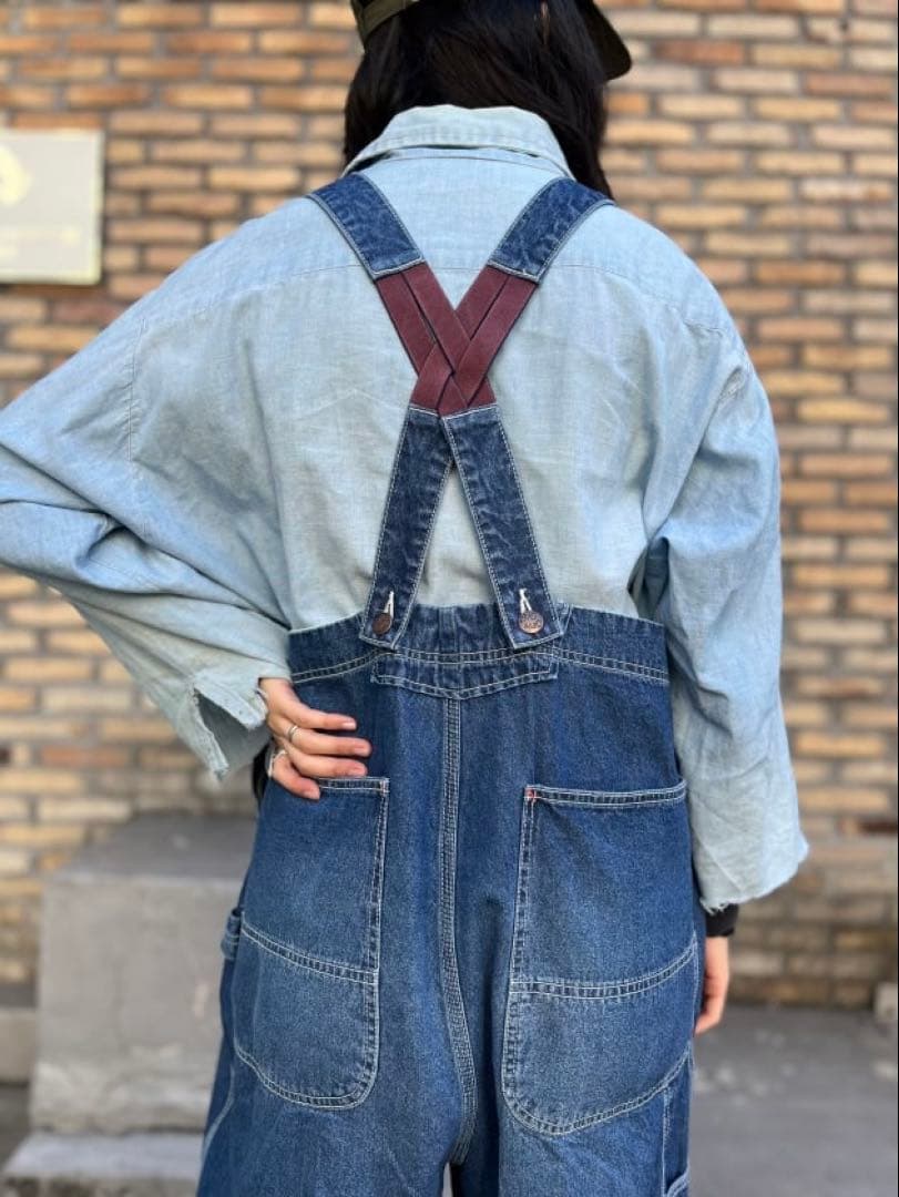 BEAMS BOY BIG MAC デニムオーバーオール