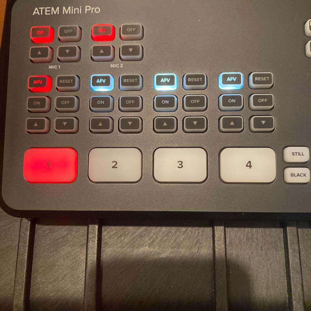 ハードケース付 Black Magic Design Atem Mini Pro