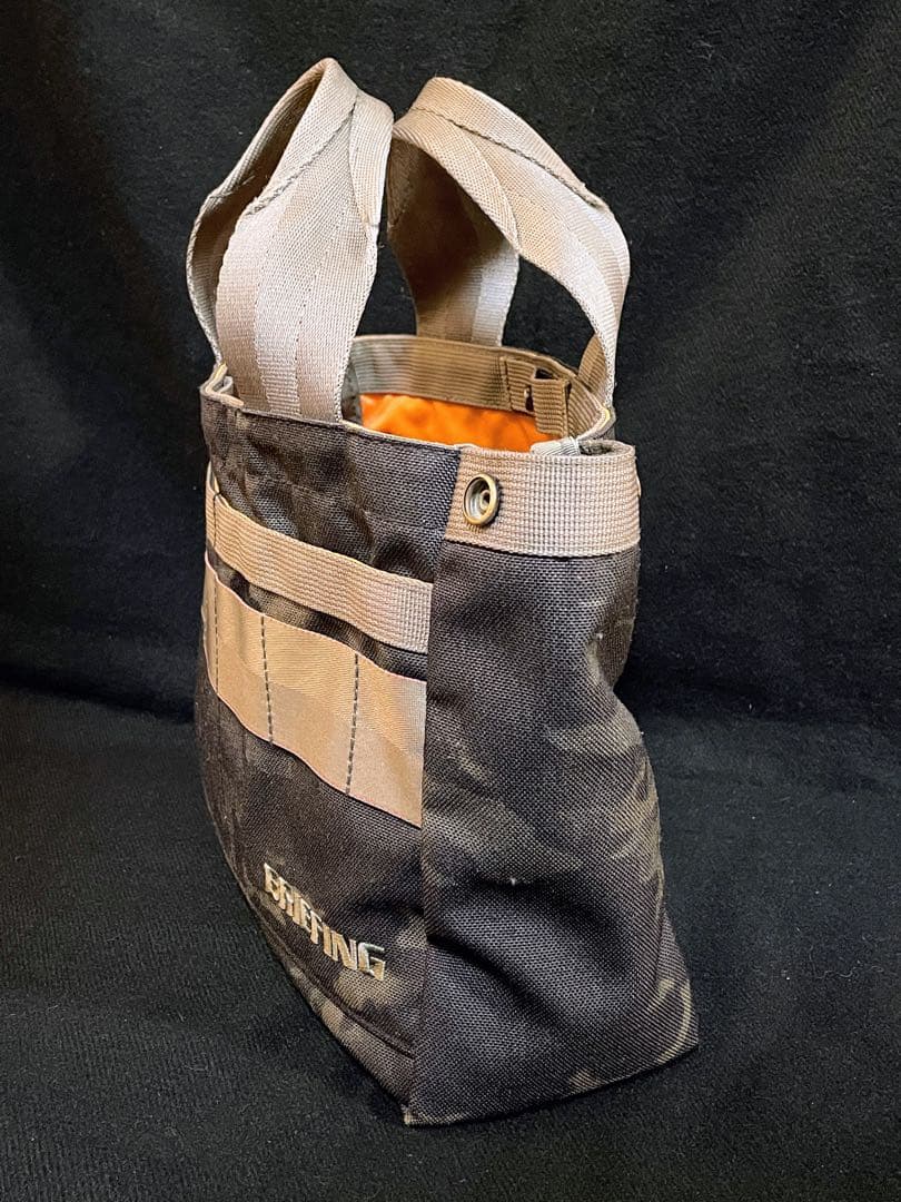 【美品】ブリーフィング★カートバッグ★マルチカモブラック★ゴルフバッグ★