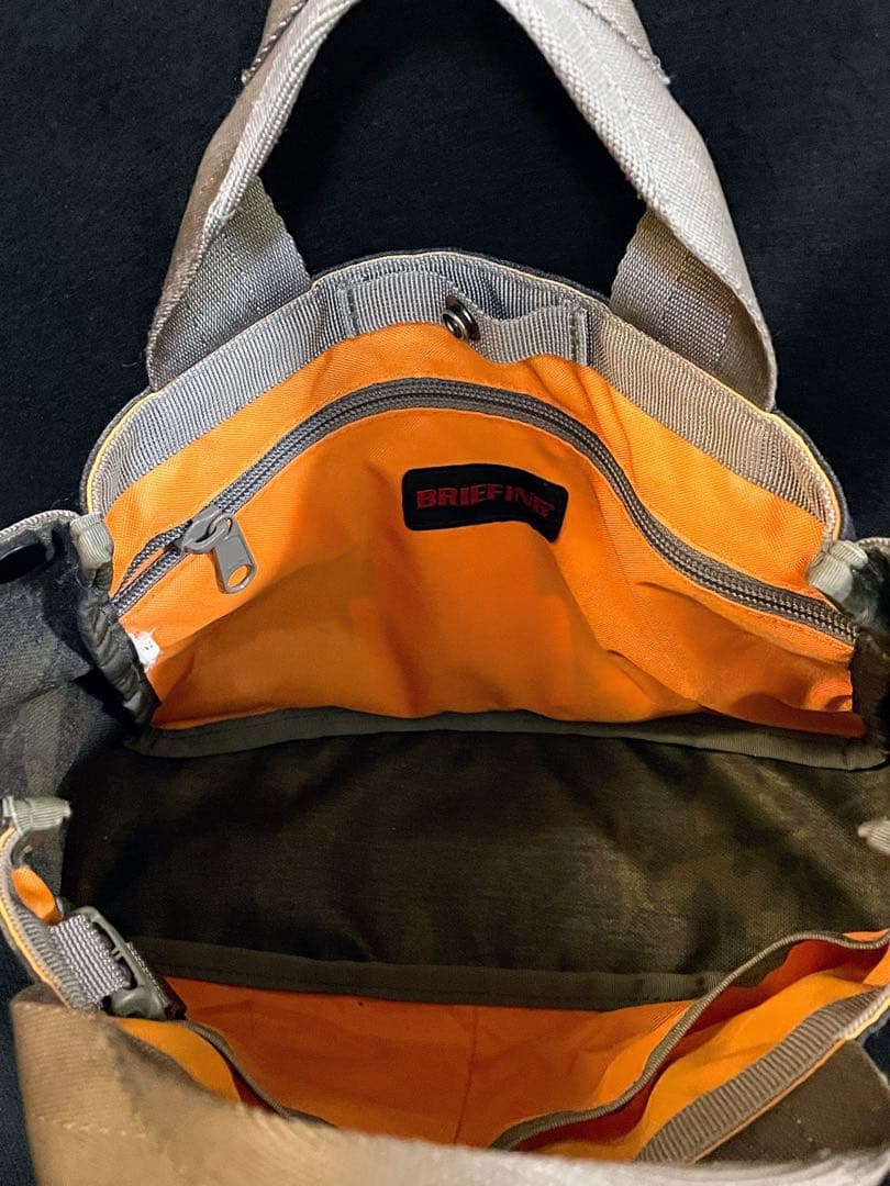 【美品】ブリーフィング★カートバッグ★マルチカモブラック★ゴルフバッグ★