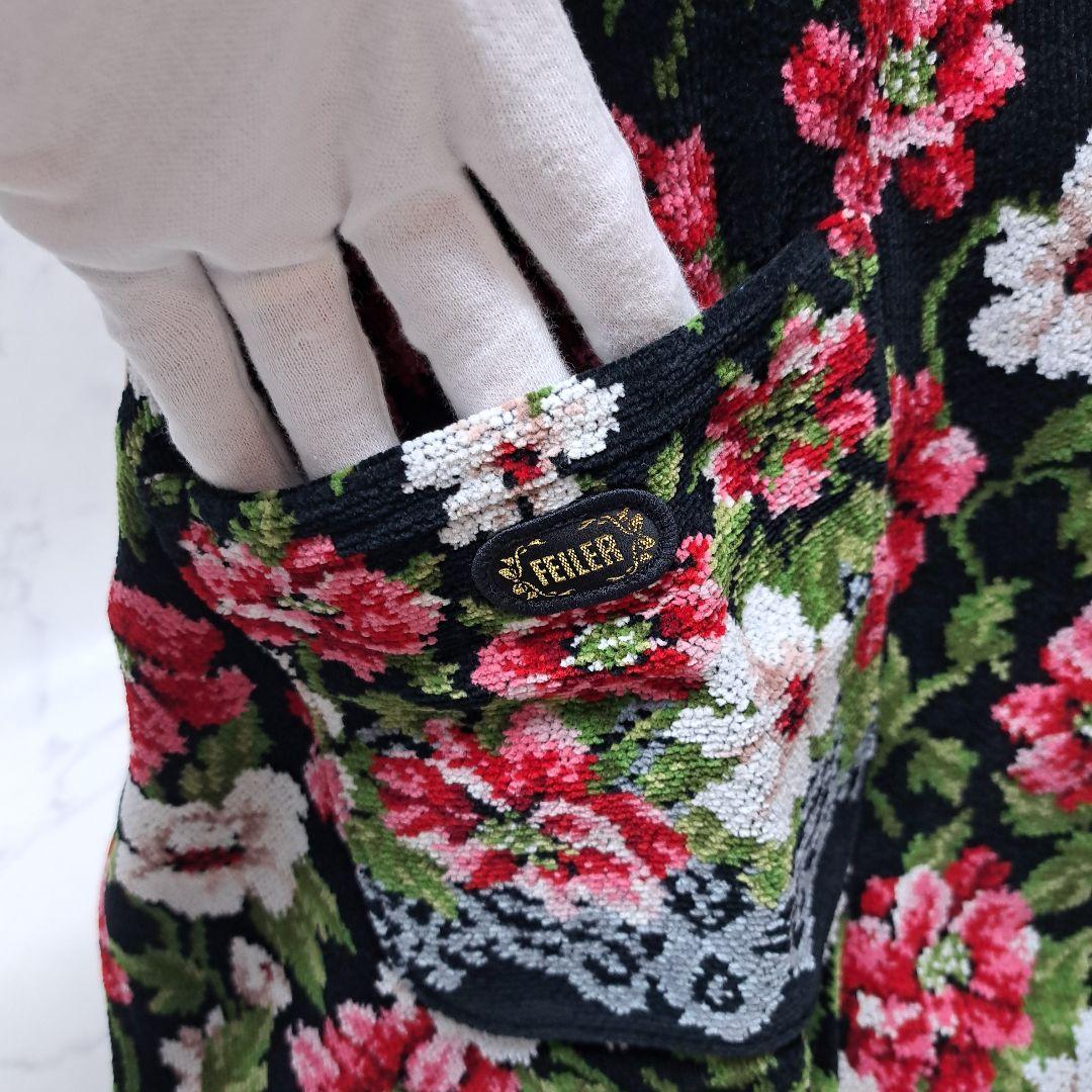 c*a様 20251125　フェイラー　エプロン　ハンカチ　2点セット　花柄　ブ