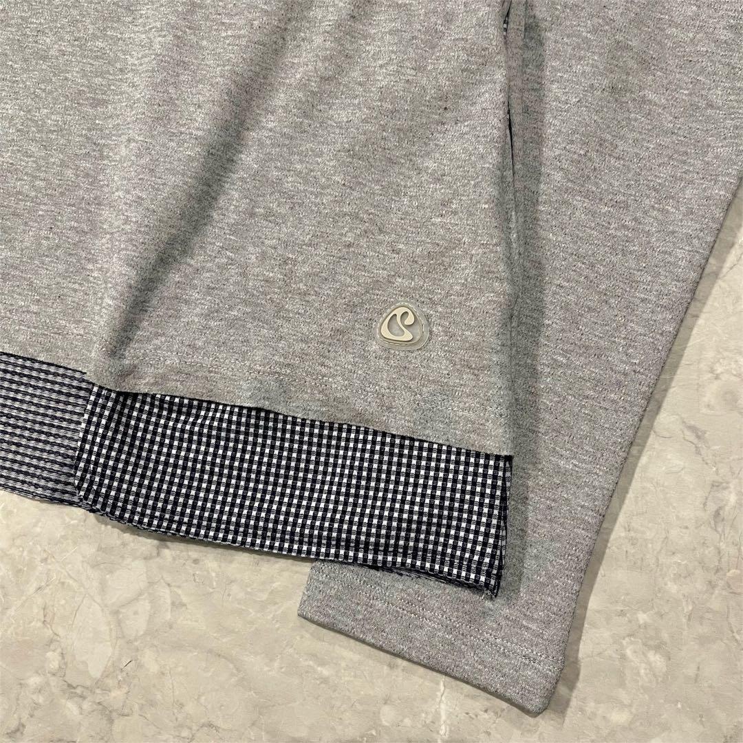 【新品未使用】COYSEIO ブラウスドッキング長袖カットソー グレー