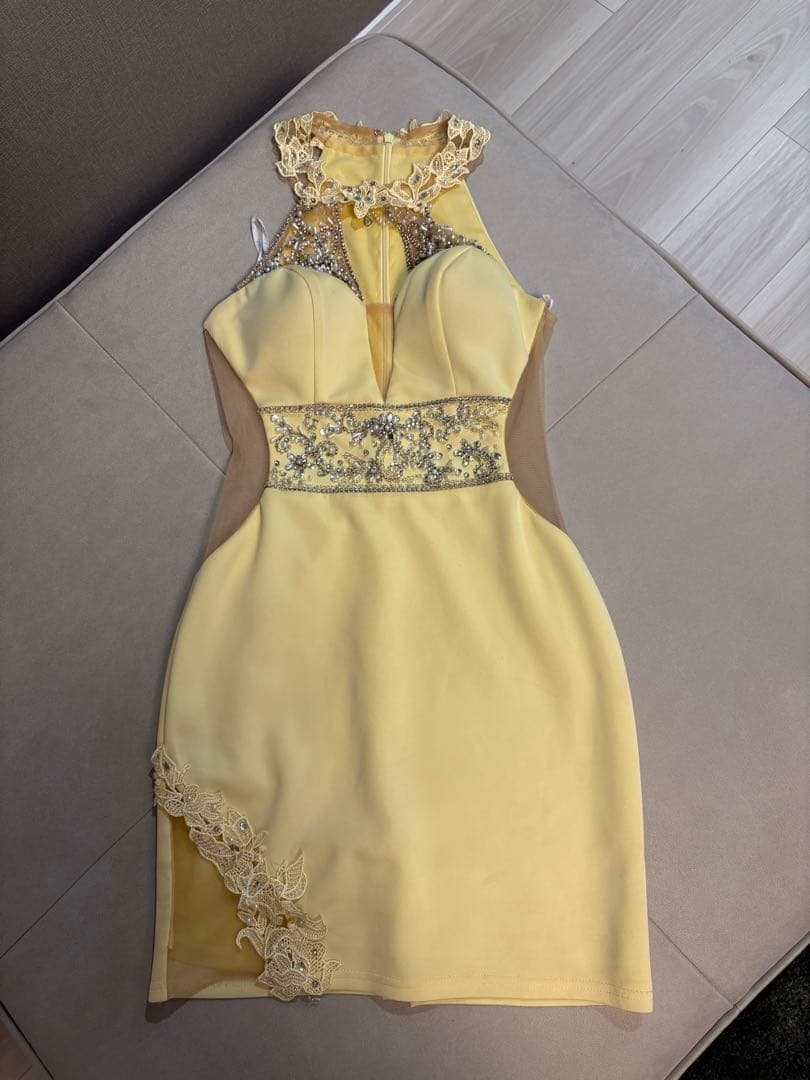 AR AngelRイエロー キャバドレス S