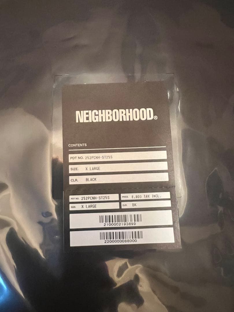 ネイバーフッド初売り　ブラック　XL