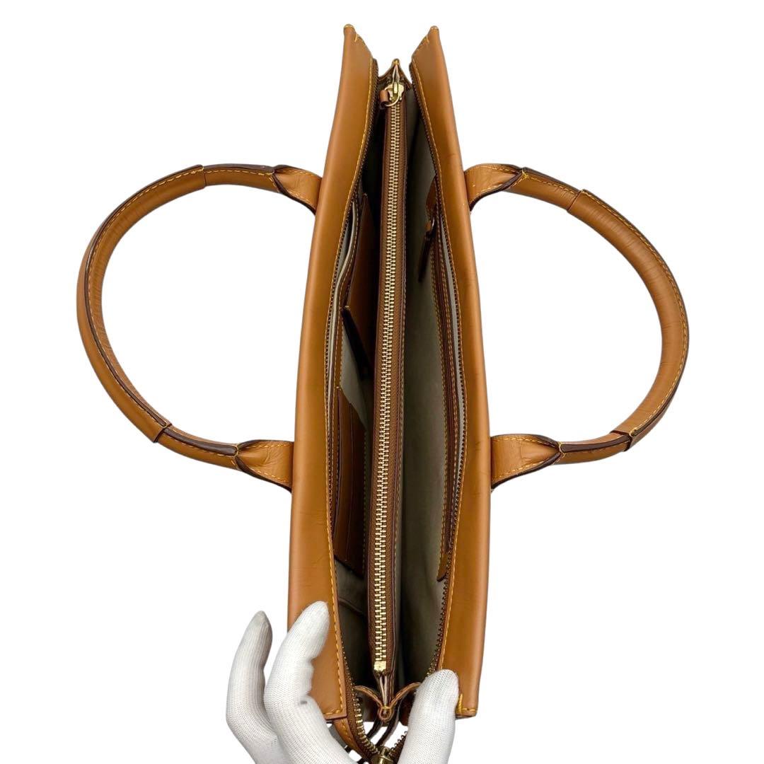 美品◎ キタムラ A4可 ビジネスバッグ ハンドバッグ トートバッグ レザー