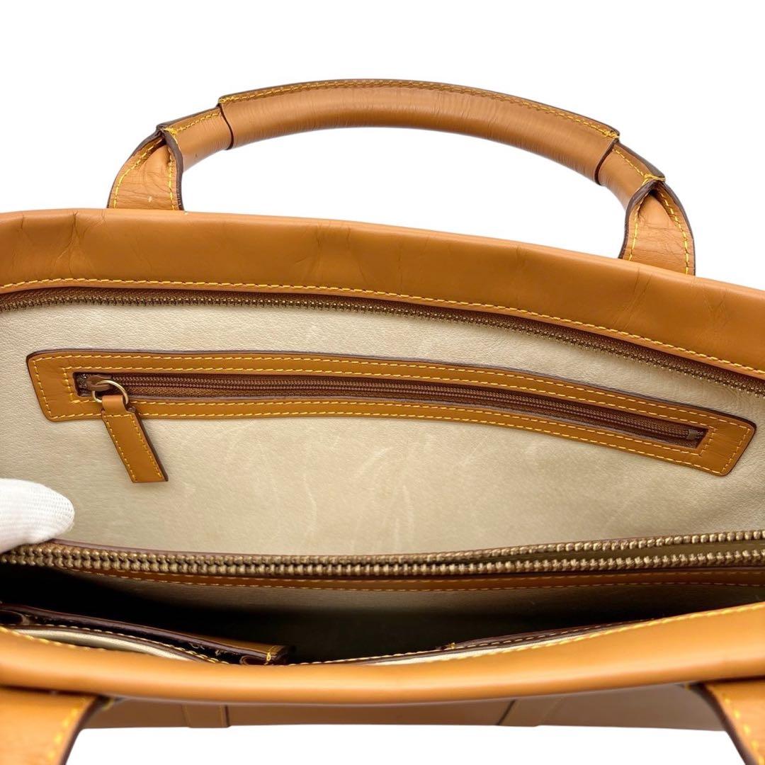 美品◎ キタムラ A4可 ビジネスバッグ ハンドバッグ トートバッグ レザー