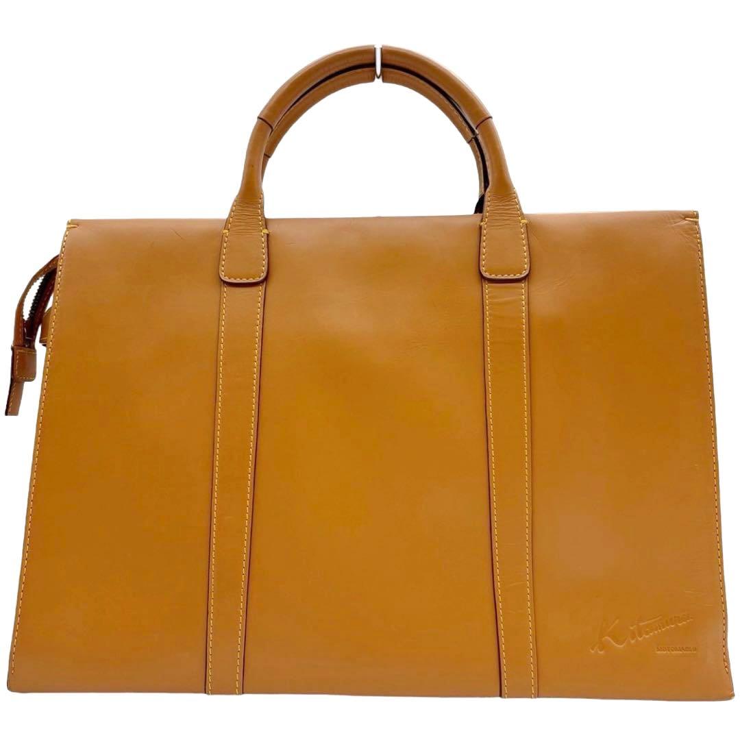 美品◎ キタムラ A4可 ビジネスバッグ ハンドバッグ トートバッグ レザー