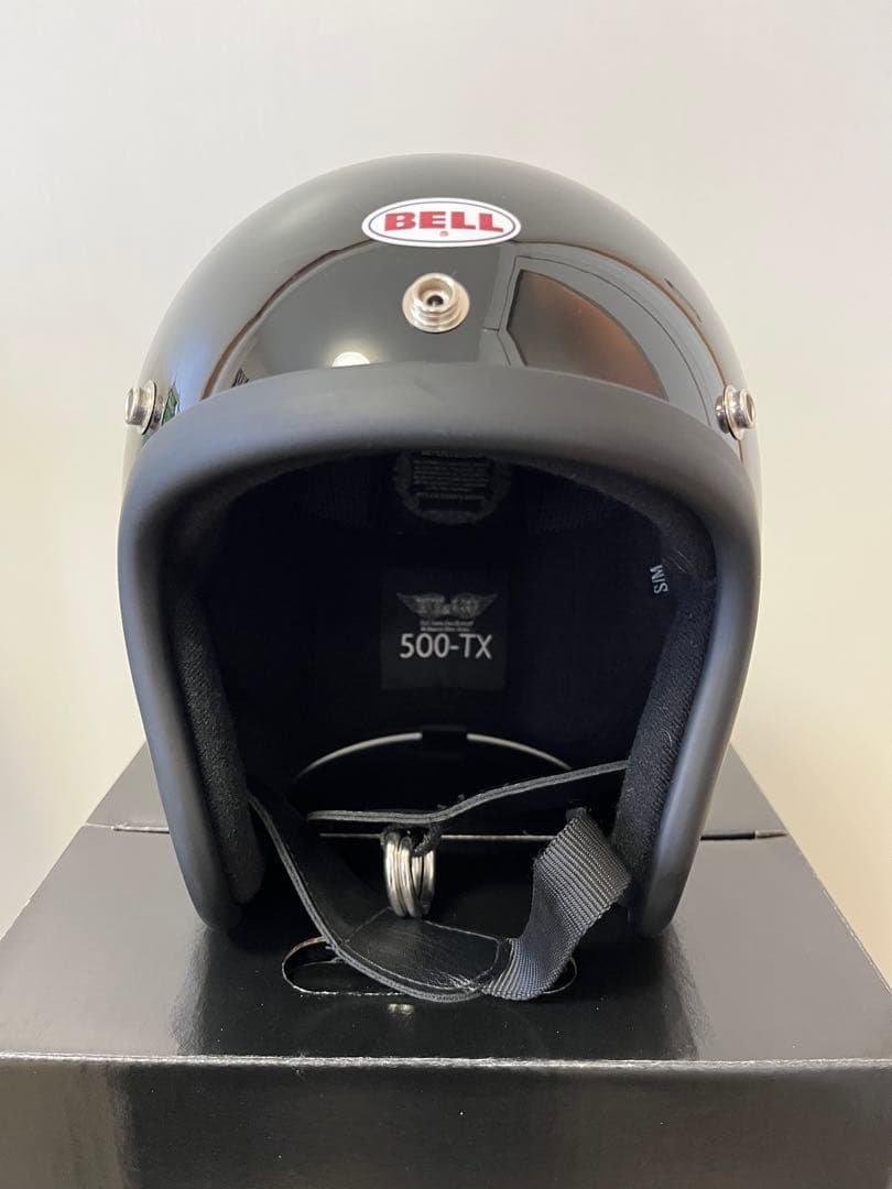 TT&CO. ジェットヘルメット 500-TX S/Mサイズ ブラック MOTO