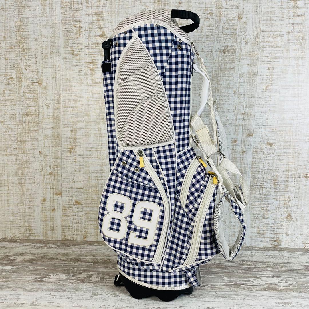 PEARLEY GATES パーリーゲイツ　キャデイバッグ ギンガムチェック