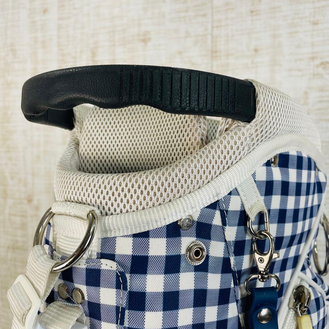 PEARLEY GATES パーリーゲイツ　キャデイバッグ ギンガムチェック