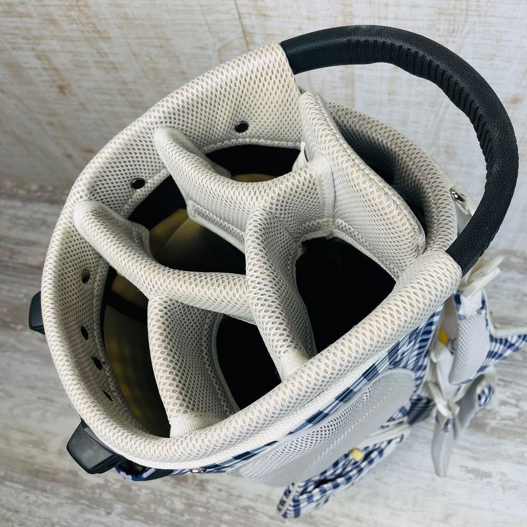 PEARLEY GATES パーリーゲイツ　キャデイバッグ ギンガムチェック