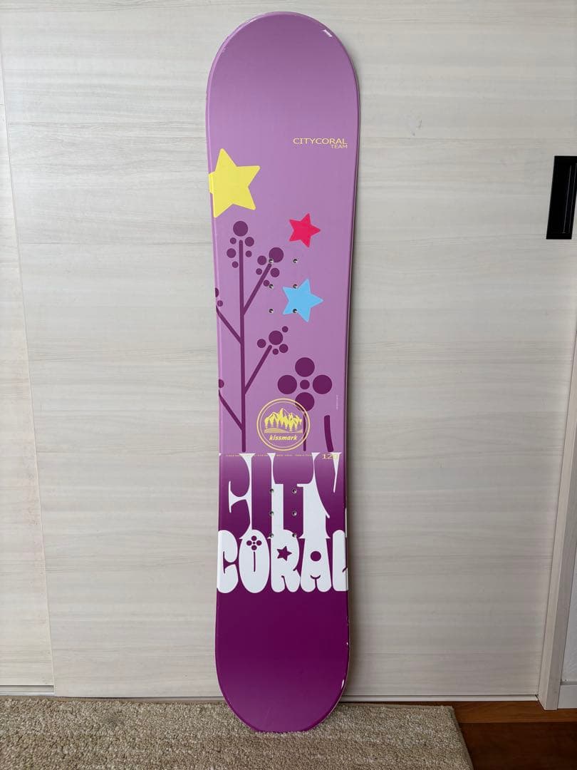 キスマーク120ジュニア スノーボード＆ブーツ21.5cm 2点セット