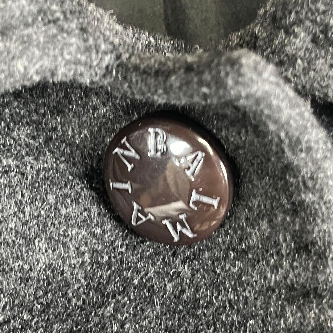 BALMAIN バルマン カシミヤ100% 裏地シルク ロングコート L グレー