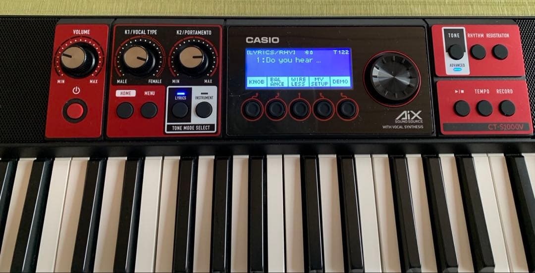 CASIO CT-S1000V シンセサイザー 本体