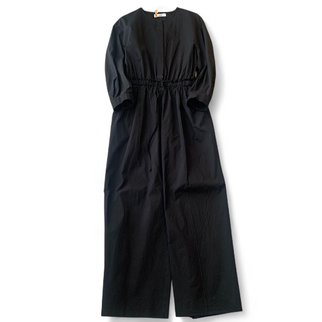 24ss ebure エブール ハイカウントシルクコットン オールインワン Ｍ