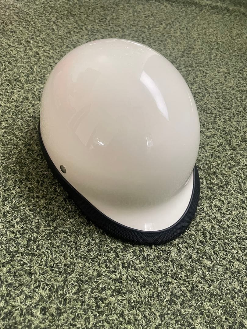 USAジョッキー アイボリー ハーフヘルメット