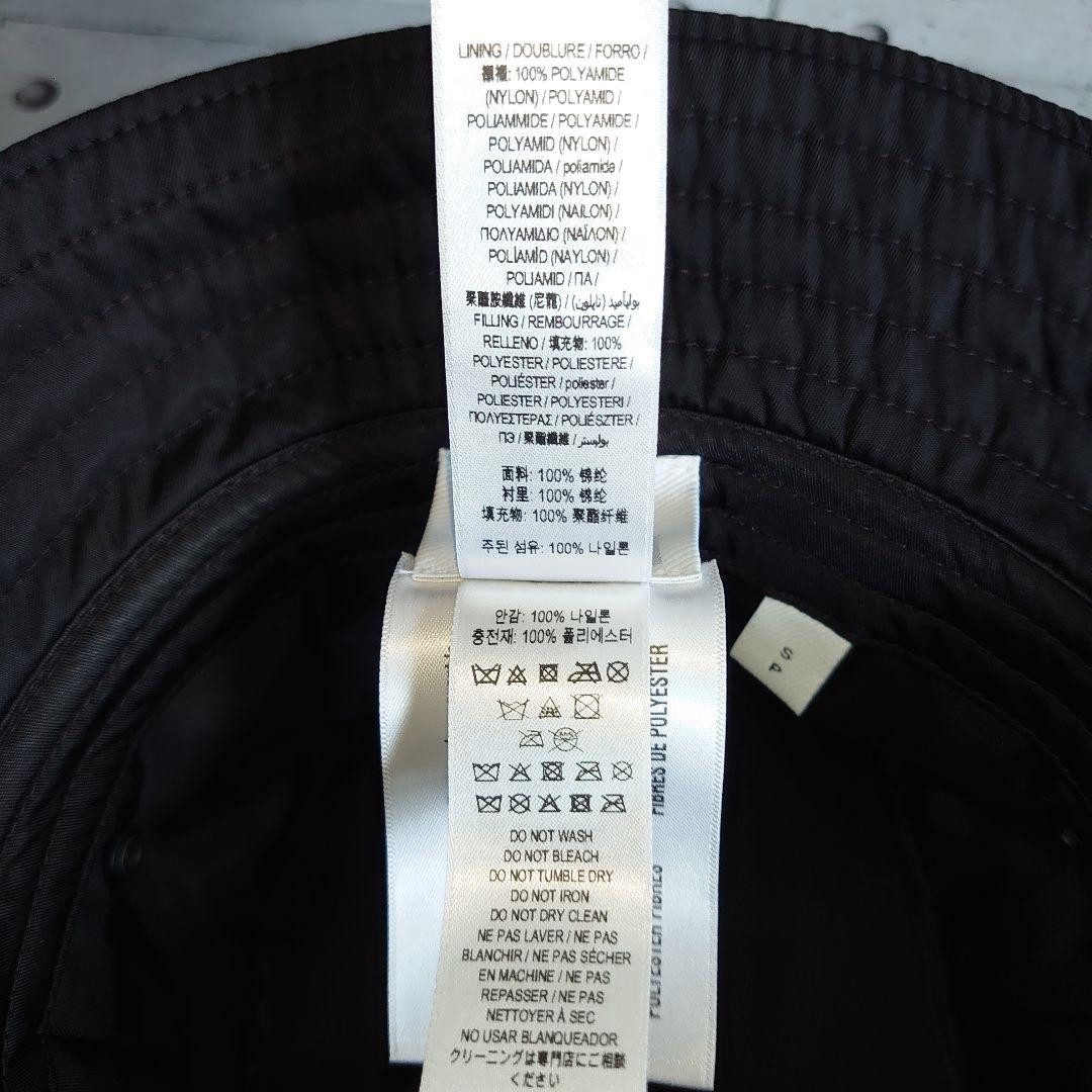 【良品】 BURBERRY バケットハット Sサイズ ブラック ユニセックス