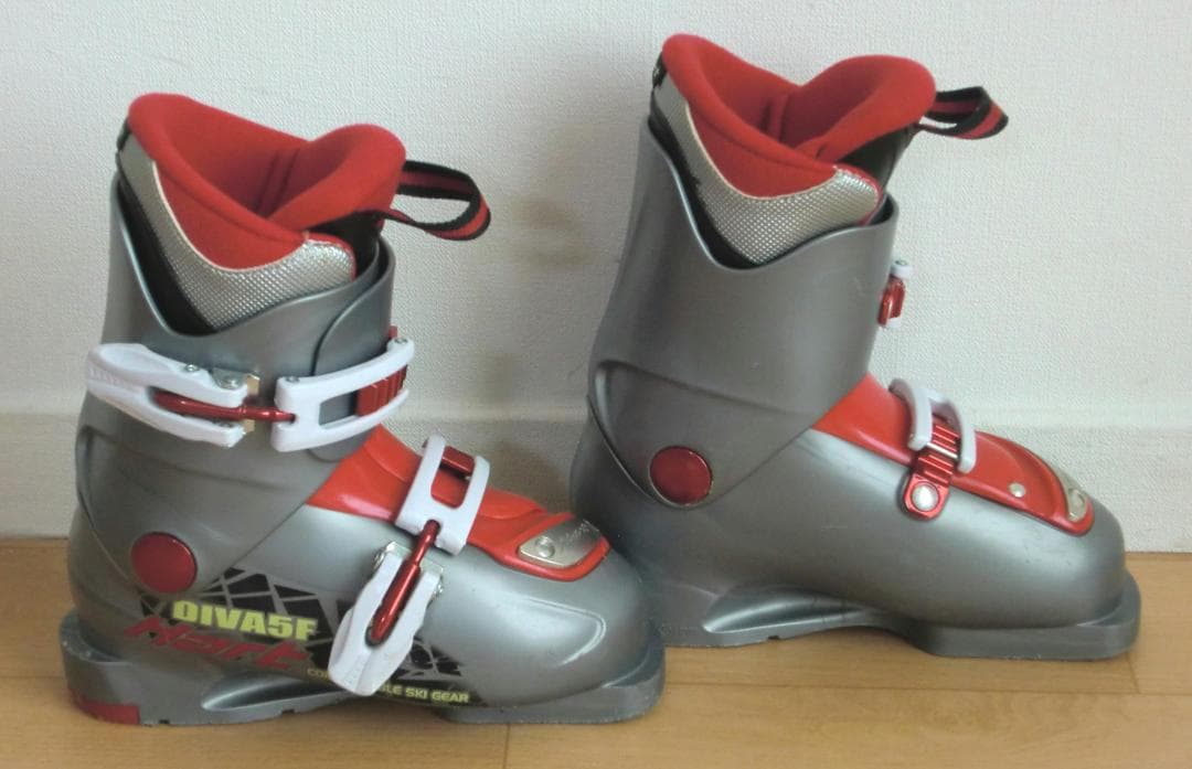 ■■送料無料■swallow■子供用スキー4点セット■板90/靴19■WAX■■