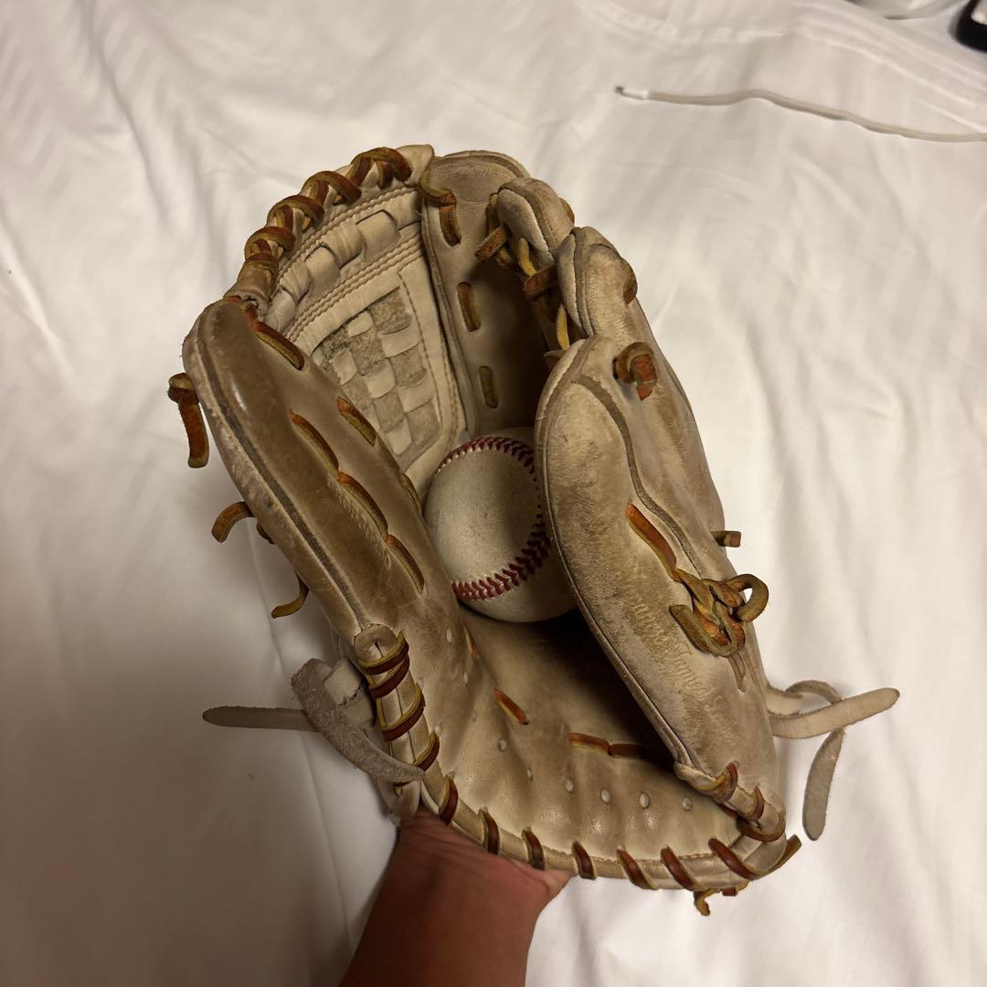 ZETT 硬式用 源田モデル キャメル 値下げ可能