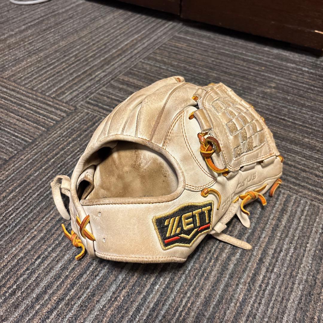 ZETT 硬式用 源田モデル キャメル 値下げ可能