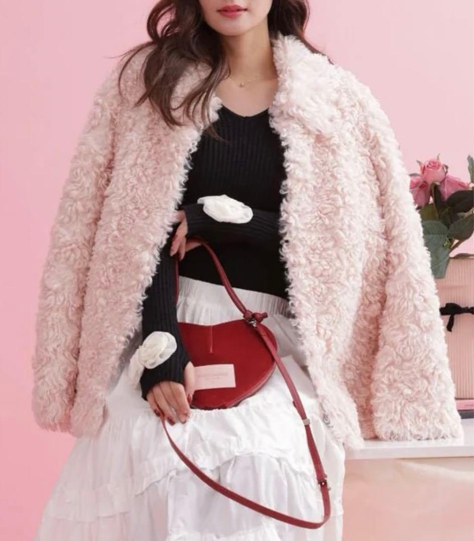 ◎【新品紙タグ付】MAISON MARBLE Poodle Fur Coat