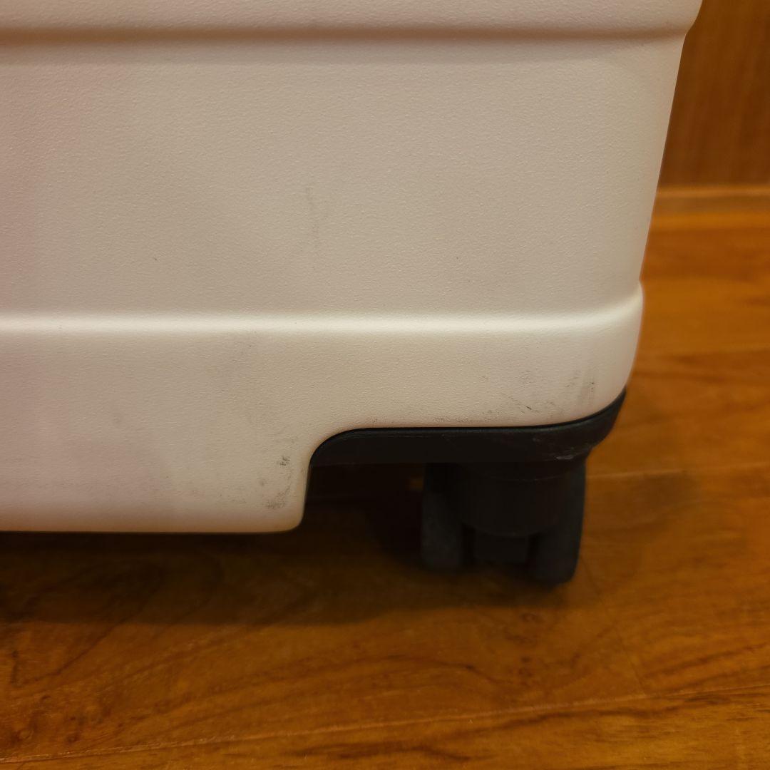 無印良品 バーを自由に調節できるハードキャリーケース 36L 白 ストッパー付