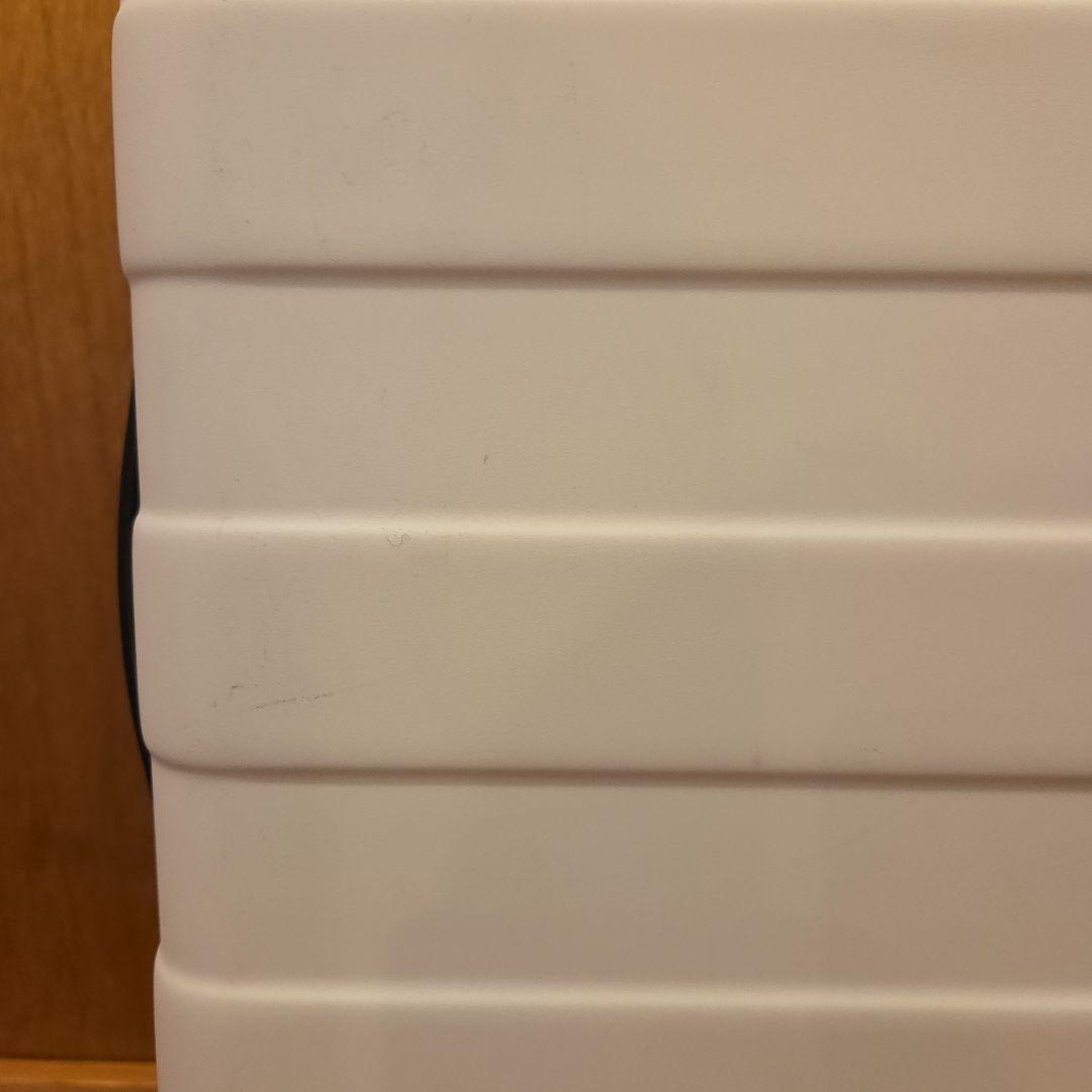 無印良品 バーを自由に調節できるハードキャリーケース 36L 白 ストッパー付