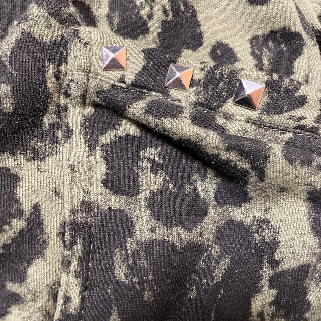 Abbey Dawn ヒョウ柄　レオパード　ピンク　ロングパーカー　M