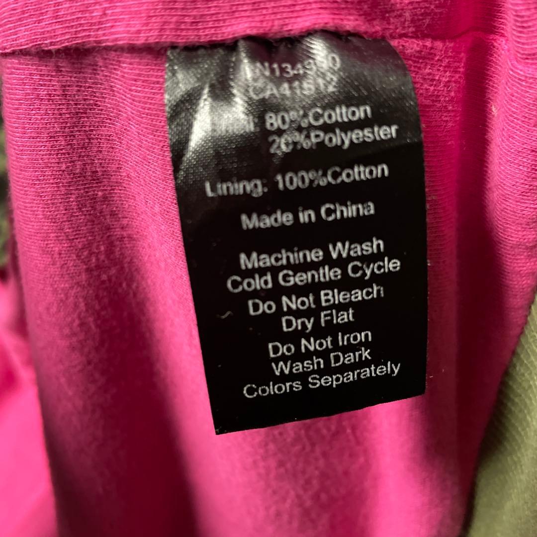 Abbey Dawn ヒョウ柄　レオパード　ピンク　ロングパーカー　M