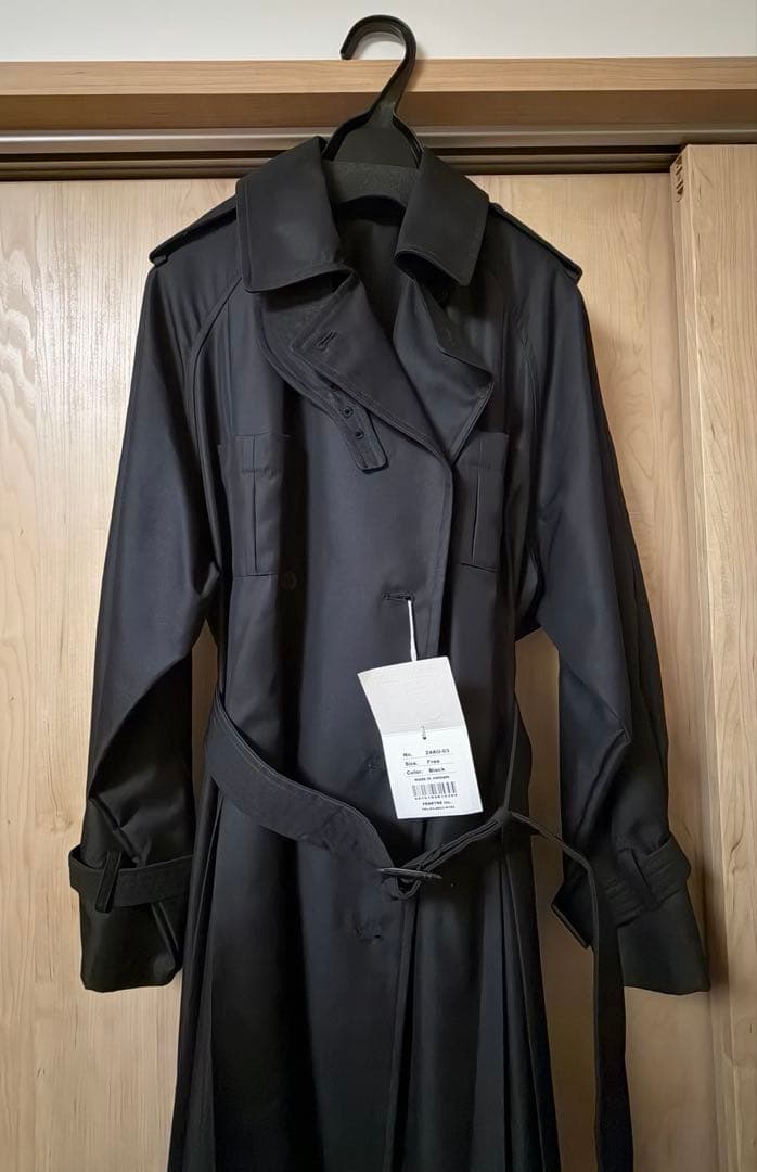 新品未使用　laubeblanc Belted Flare Trenchcoat