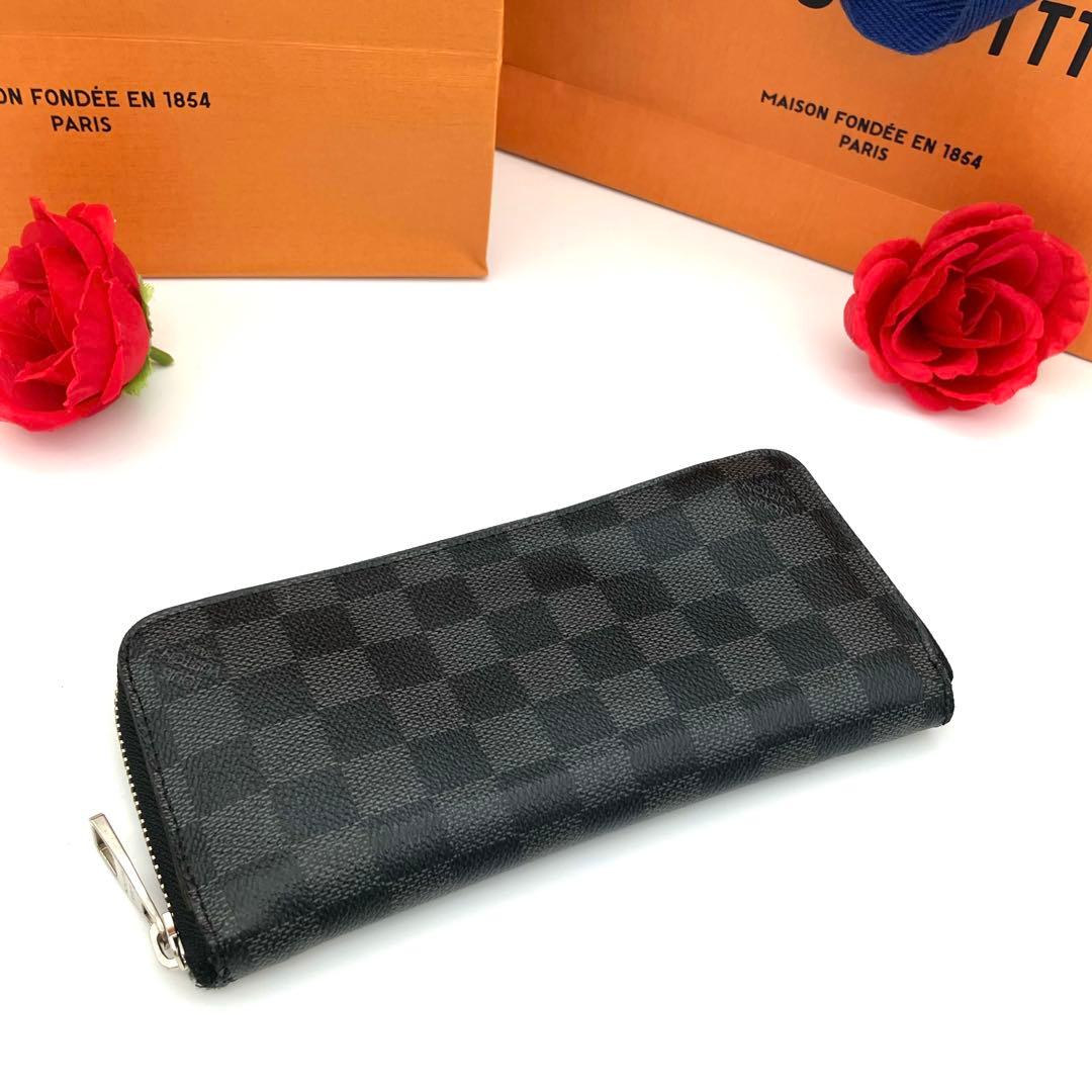 【早い者勝ち】ルイヴィトン ダミエ グラフィット ヴェルティカル 長財布