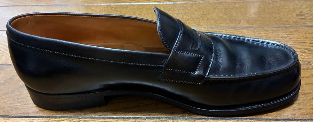 希少　J.M.WESTON 180 ローファー 5B ボックスカーフ ブラック