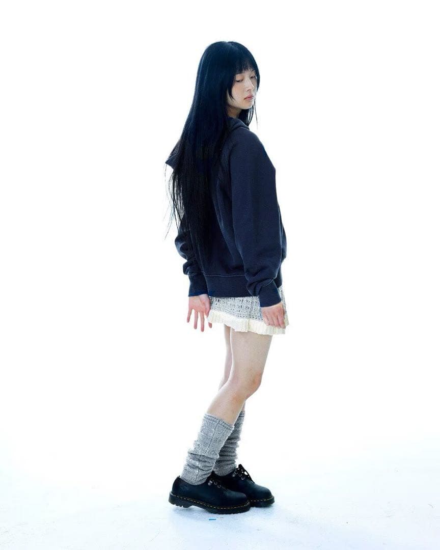 COYSEIO ASH ジップパーカー ネイビー