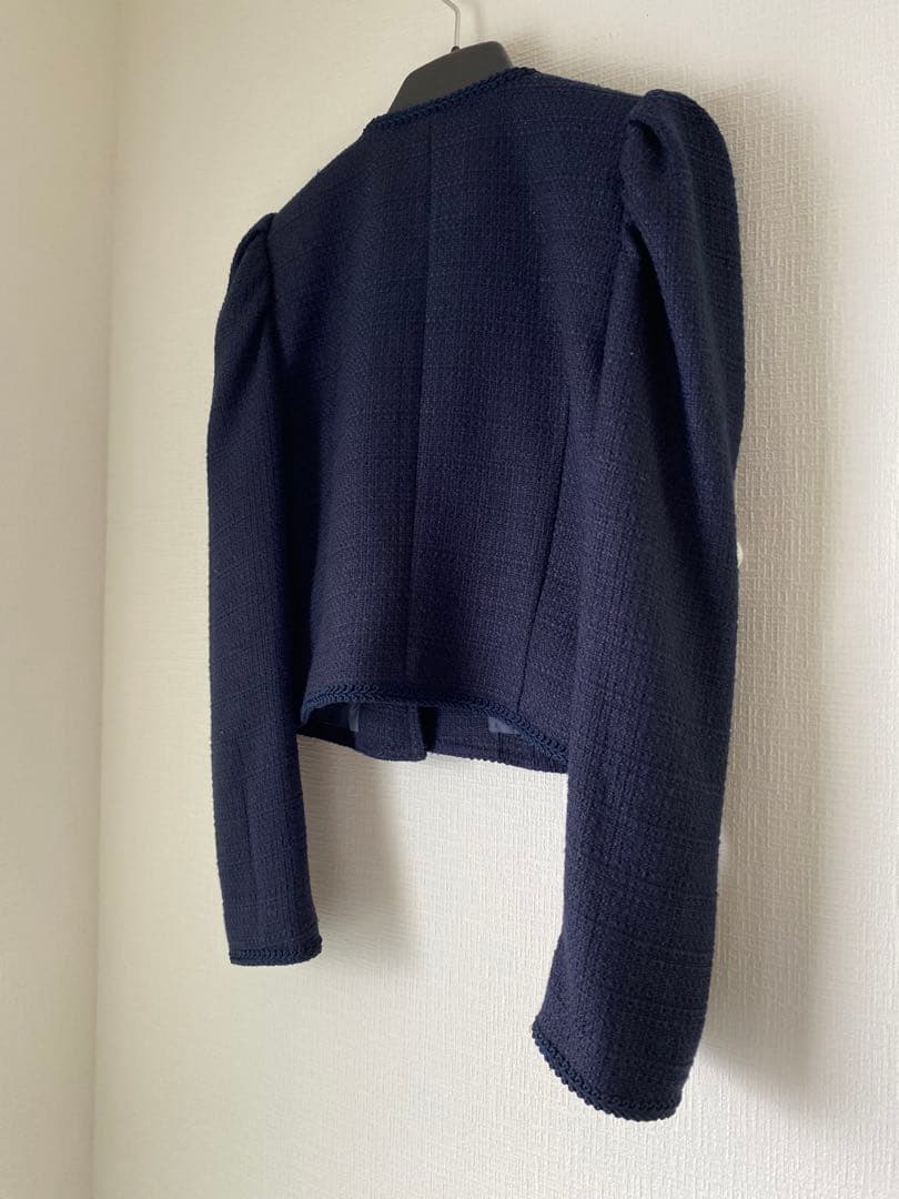 CADUNE《神崎めぐみさんコラボ》 ノーカラージャケット　38