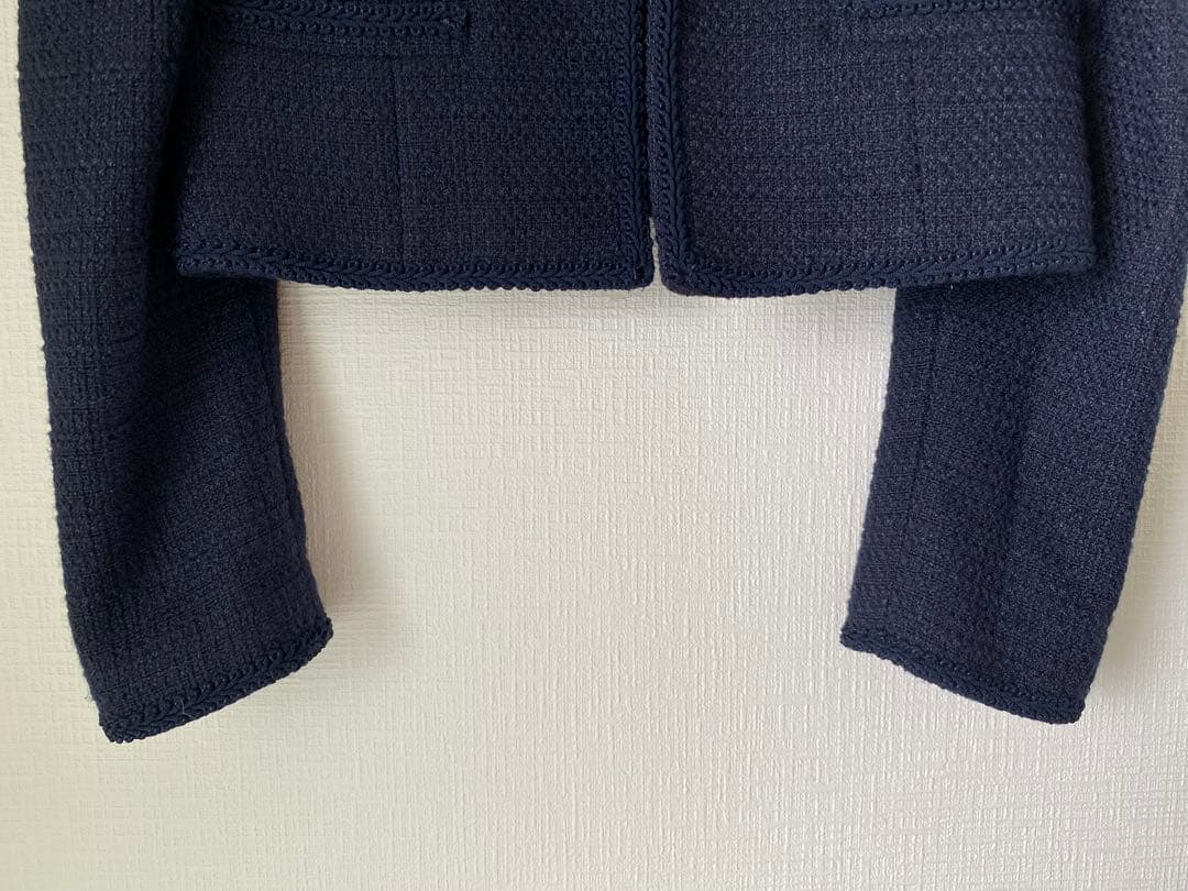 CADUNE《神崎めぐみさんコラボ》 ノーカラージャケット　38