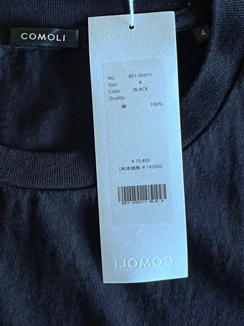 COMOLI コモリ コットンジャージノースリーブ4 B01-05011