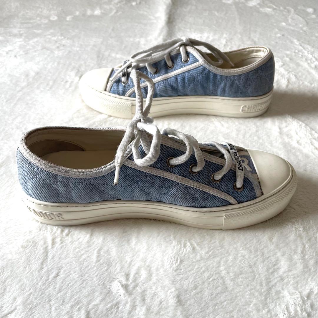 クリスチャンディオール WALKIN DIOR デニム ローカット スニーカー