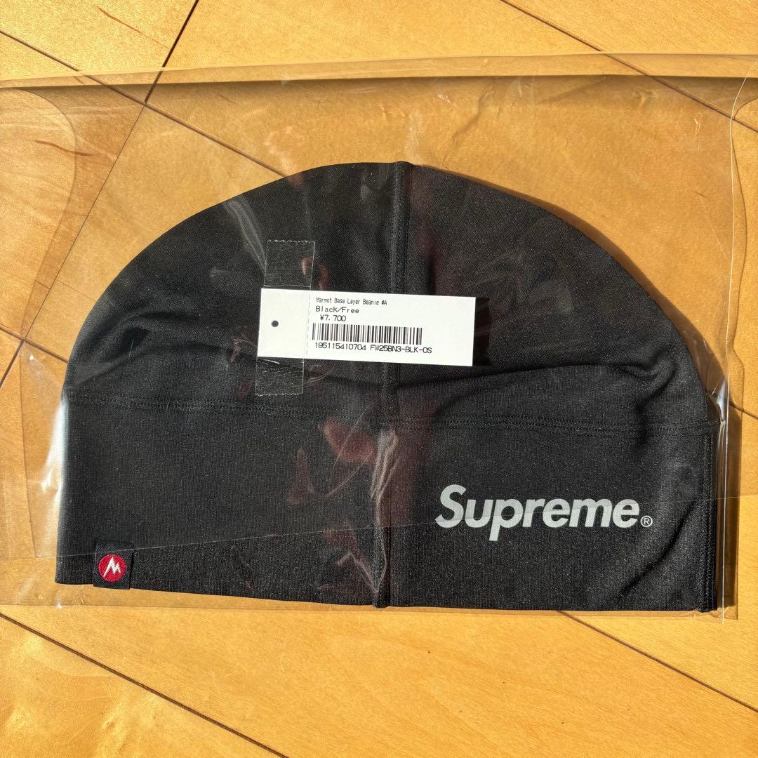 Supreme®/Marmot® Base Layer Beanie Black