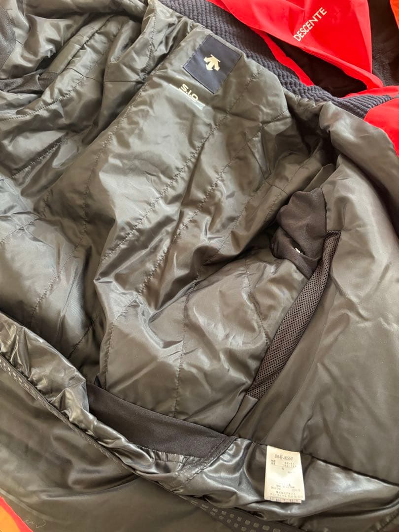 デサント　スキーウェア レッド/オレンジ