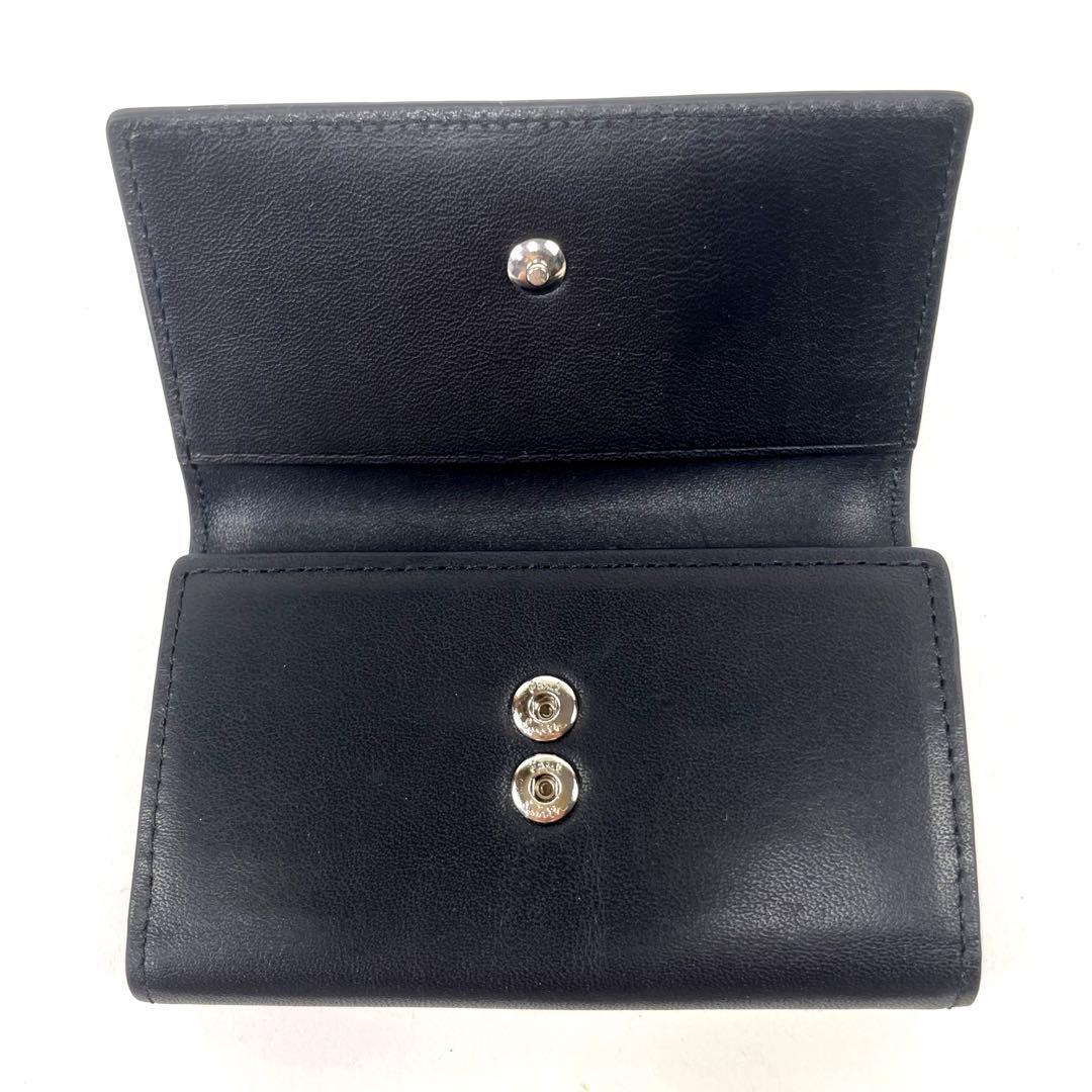 箱ギ新品　レザー　ポールスミス キーケース パスケース　黒　00B652