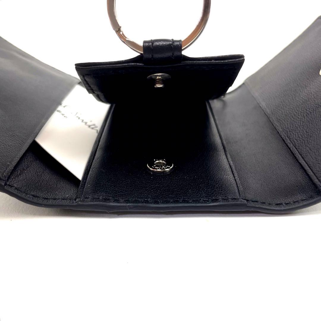 箱ギ新品　レザー　ポールスミス キーケース パスケース　黒　00B652