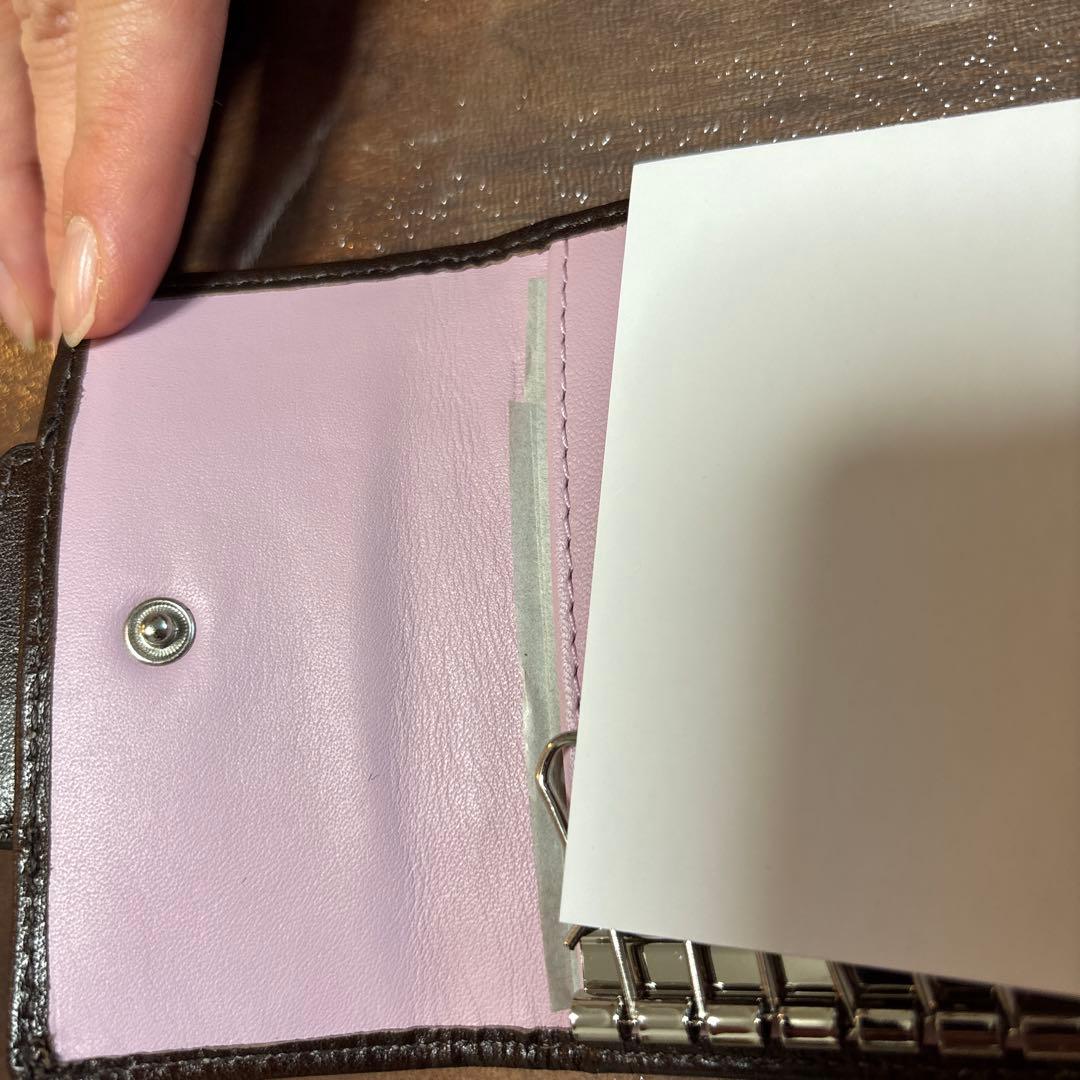 ※ポム　【未使用】COACH 二つ折りキーケース ピンク ブラウン