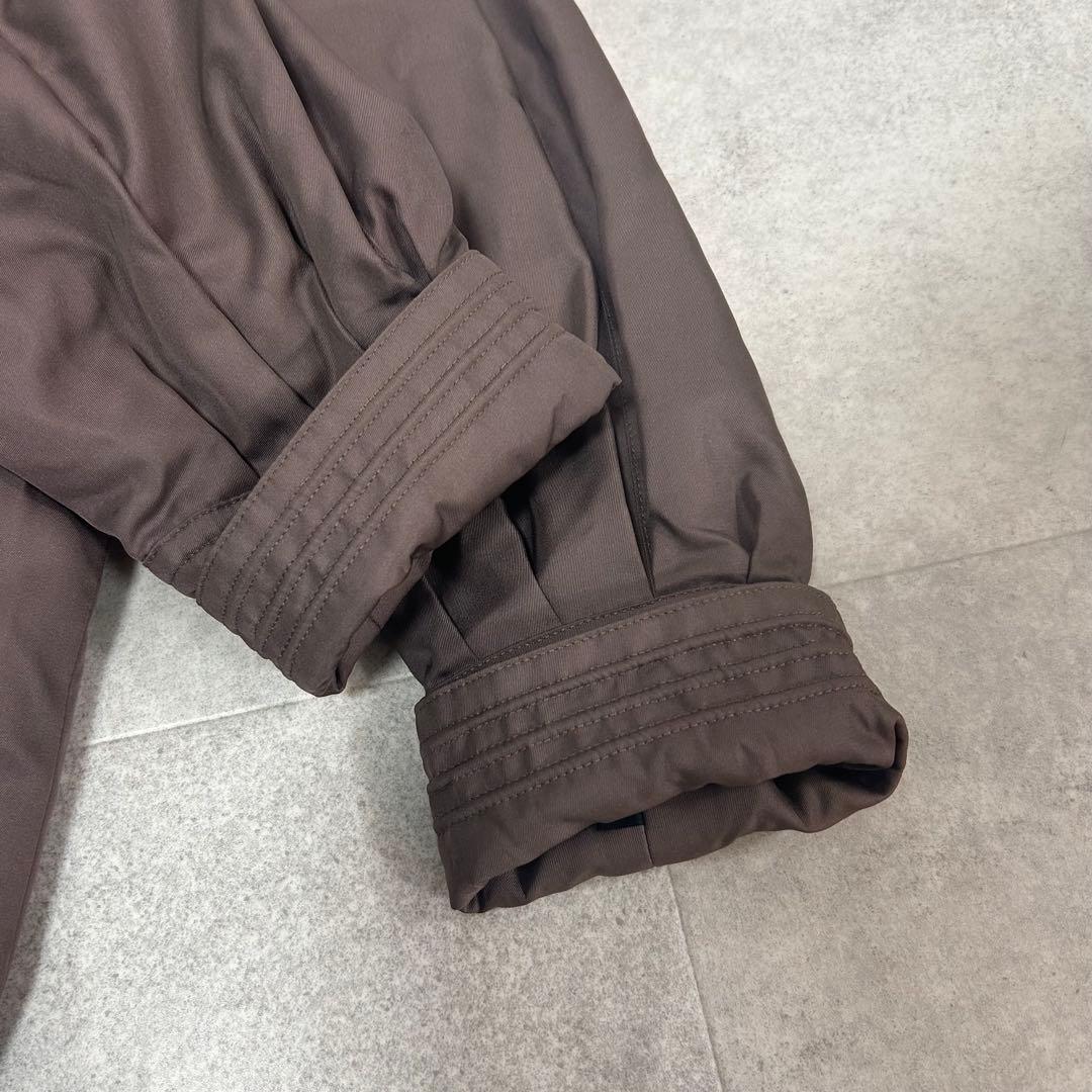 美品✨ ロングコート　ライナー リアルファー ラム フォックス 毛皮　ブラウン系